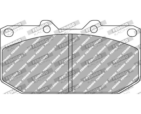 Brake pad set DS UNO FCP986Z Ferodo Racing, Image 6