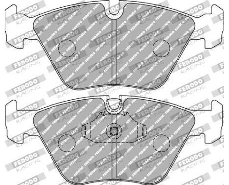 Brake pad set DS2500 FCP1073H Ferodo Racing, Image 2