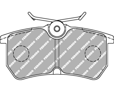 Brake pad set DS2500 FCP1319H Ferodo Racing, Image 5