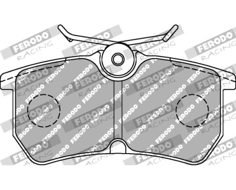 Brake pad set DS2500 FCP1319H Ferodo Racing, Image 6
