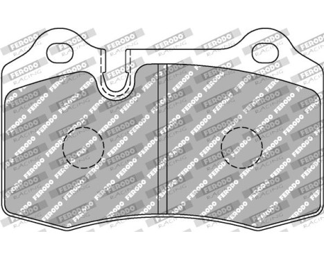 Brake pad set DS2500 FCP1348H Ferodo Racing, Image 2