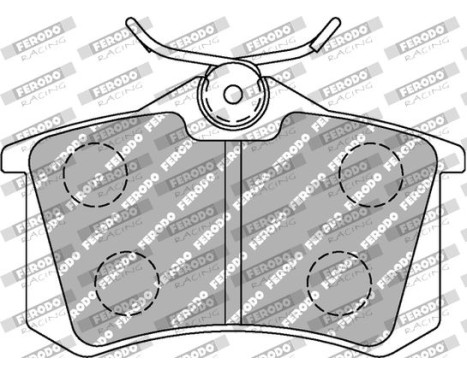 Brake pad set DS2500 FCP1491H Ferodo Racing, Image 2
