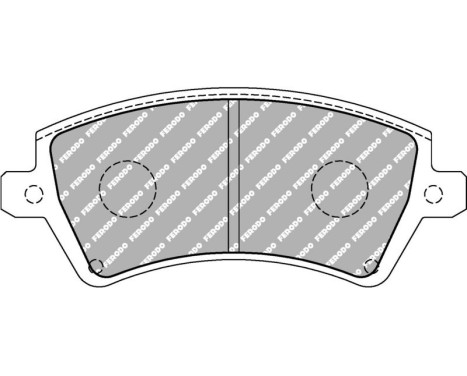 Brake pad set DS2500 FCP1573H Ferodo Racing, Image 5