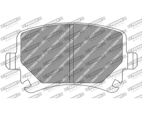 Brake pad set DS2500 FCP1636H Ferodo Racing, Image 2