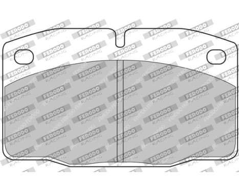 Brake pad set DS2500 FCP173H Ferodo Racing, Image 2