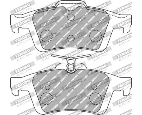 Brake pad set DS2500 FCP1931H Ferodo Racing, Image 2