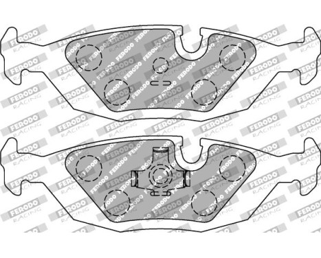 Brake pad set DS2500 FCP296H Ferodo Racing, Image 2