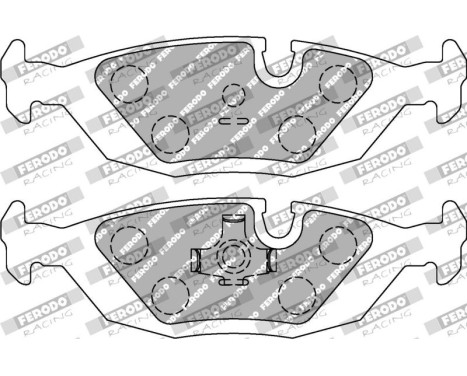 Brake pad set DS2500 FCP296H Ferodo Racing, Image 6