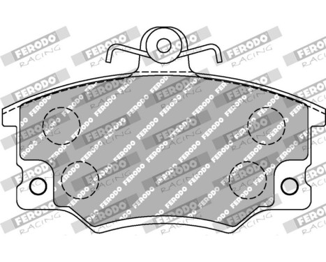 Brake pad set DS2500 FCP370H Ferodo Racing, Image 6