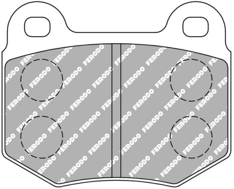 Brake pad set DS2500 FCP448H Ferodo Racing, Image 5