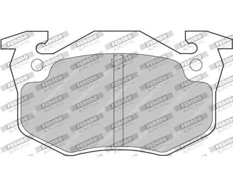 Brake pad set DS2500 FCP558H Ferodo Racing, Image 2