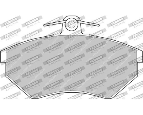 Brake pad set DS2500 FCP774H Ferodo Racing, Image 2