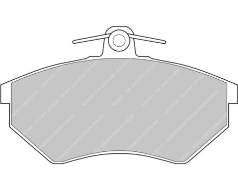 Brake pad set DS2500 FCP774H Ferodo Racing, Image 5