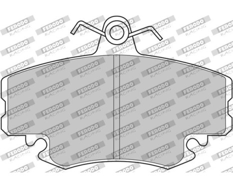 Brake pad set DS2500 FCP845H Ferodo Racing, Image 2