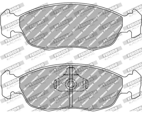 Brake pad set DS2500 FCP876H Ferodo Racing, Image 2