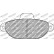 Brake pad set DS2500 FCP925H Ferodo Racing, Thumbnail 2