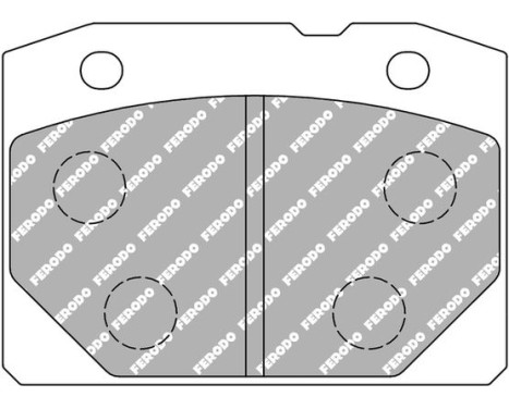 Brake pad set DS2500 FCP96H Ferodo Racing, Image 6