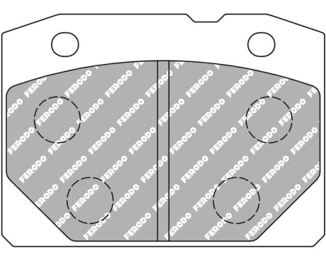 Brake pad set DS2500 FCP96H Ferodo Racing, Image 6
