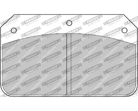 Brake pad set DS2500 FRP502H Ferodo Racing, Image 2