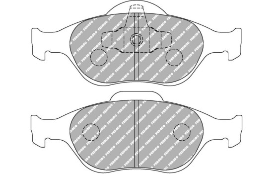 Brake pad set DS3000 FCP1394R Ferodo Racing, Image 5
