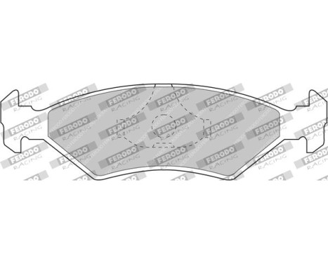 Brake pad set DS3000 FCP206R Ferodo Racing, Image 2