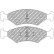 Brake pad set DS3000 FCP206R Ferodo Racing, Thumbnail 6