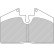 Brake pad set DS3000 FCP451R Ferodo Racing, Thumbnail 5