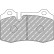 Brake pad set DS3000 FCP721R Ferodo Racing, Thumbnail 6