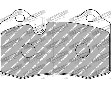 Brake pad set DS3000 FCP721R Ferodo Racing, Image 6