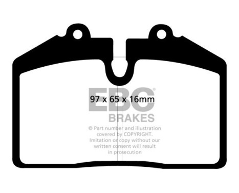 ​Brake pad set EBC Ultimax2 DP1013, Image 2