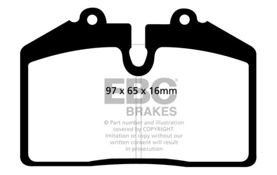 ​Brake pad set EBC Ultimax2 DP1013, Image 2