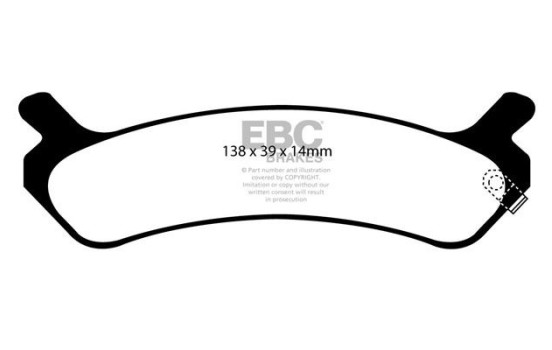 ​Brake pad set EBC Ultimax2 DP1017