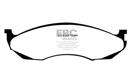 ​Brake pad set EBC Ultimax2 DP1022, Image 2