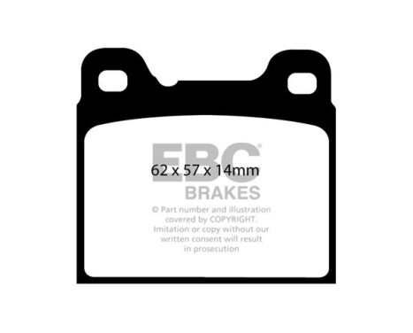 ​Brake pad set EBC Ultimax2 DP1043, Image 2