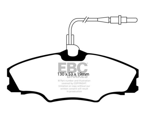 Brake pad set EBC Ultimax2 DP1049, Image 2