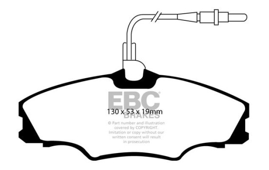 Brake pad set EBC Ultimax2 DP1049, Image 2