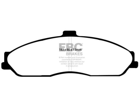 Brake pad set EBC Ultimax2 DP1162, Image 2