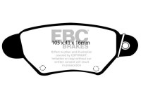 Brake pad set EBC Ultimax2 DP1186