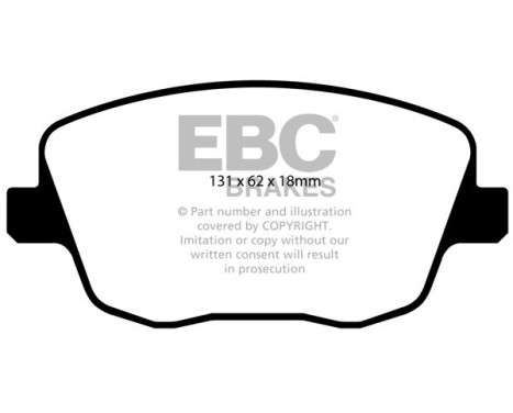 ​Brake pad set EBC Ultimax2 DP1436