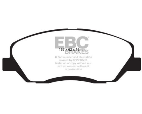 ​Brake pad set EBC Ultimax2 DP1783, Image 2