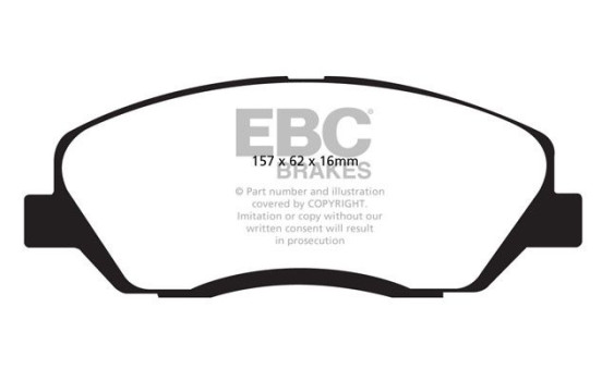 ​Brake pad set EBC Ultimax2 DP1783, Image 2