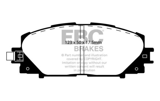 ​Brake pad set EBC Ultimax2 DP1817, Image 2