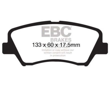 ​Brake pad set EBC Ultimax2 DP1874, Image 2