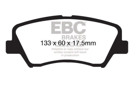 ​Brake pad set EBC Ultimax2 DP1874, Image 2