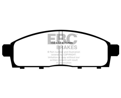 Brake pad set EBC Ultimax2 DP1963, Image 2