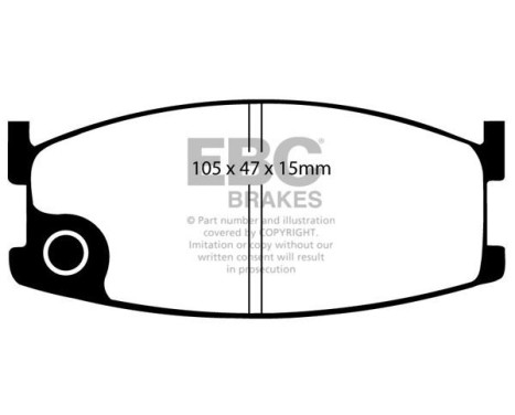​Brake pad set EBC Ultimax2 DP326