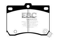 Brake pad set EBC Ultimax2 DP824