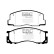Brake pad set EBC Ultimax2 DP876