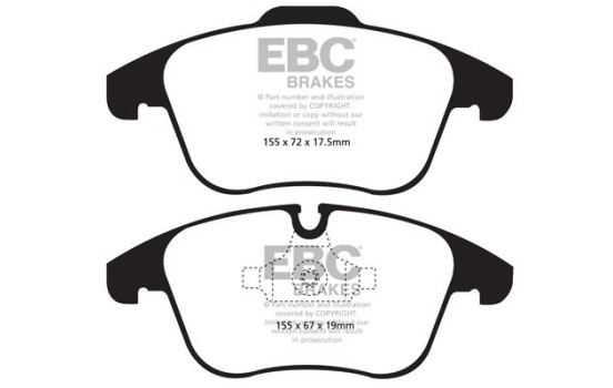 Brake pad set EBC Ultimax2 DPX2040, Image 2