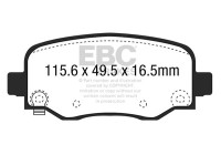 Brake pad set EBC Ultimax2 DPX3031